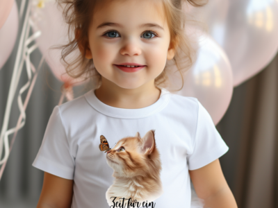 Kinder -T-Shirt, "Zeit für ein Küsschen!"